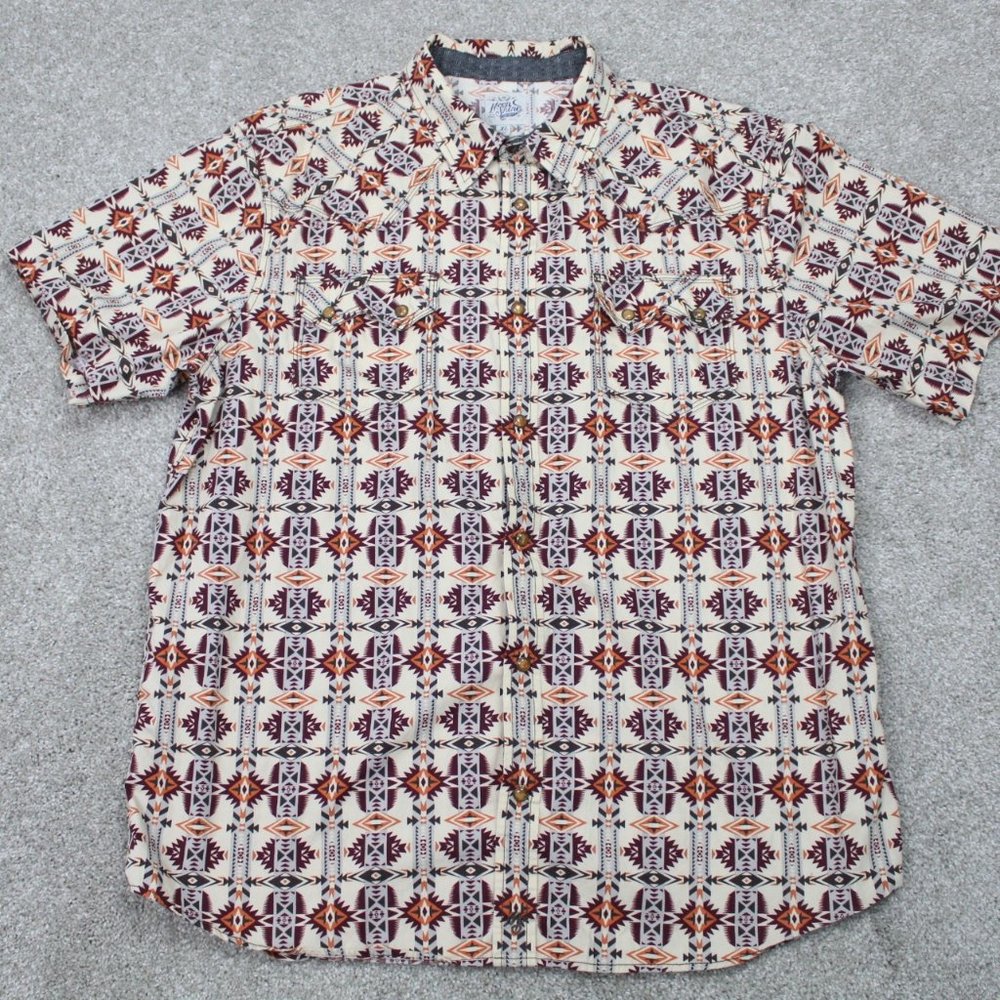 Moonshine Spirit by Brad Paisley Shirt‎ Mens XL Pearl Snap S/S Western Rodeo